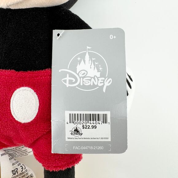 Disney Mickey Mouse Plush Stuffed Toy New with Tags Official Disney Parks Merch - Picture 8 of 9